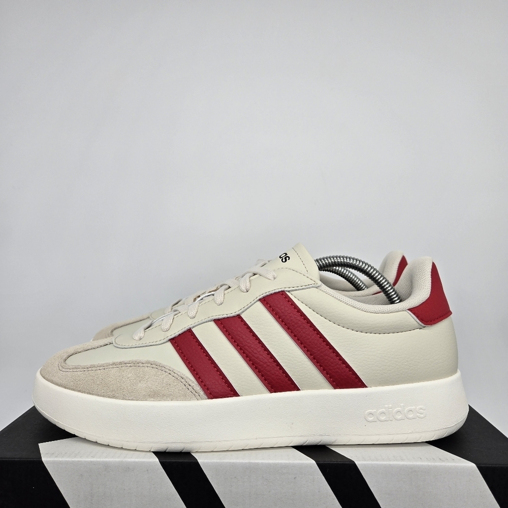 New Adidas Barreda Better Scarlet Wonder Beige JR1319 Men's Shoes Size 10.5
